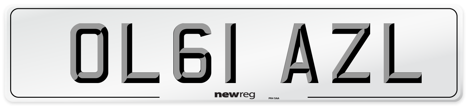 OL61 AZL Number Plate from New Reg